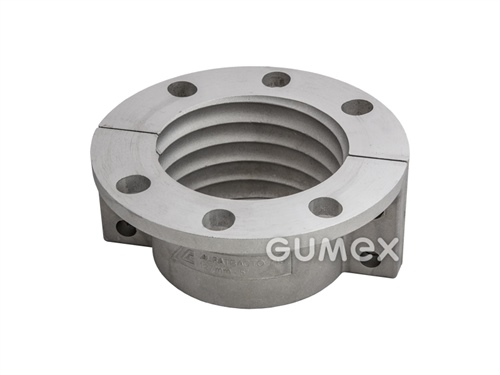 Festflansch Alfatracto, 127mm, PN10, Aluminium, grau, 